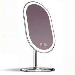 LED Lighted Vanity Makeup Mirror, Rechargeable