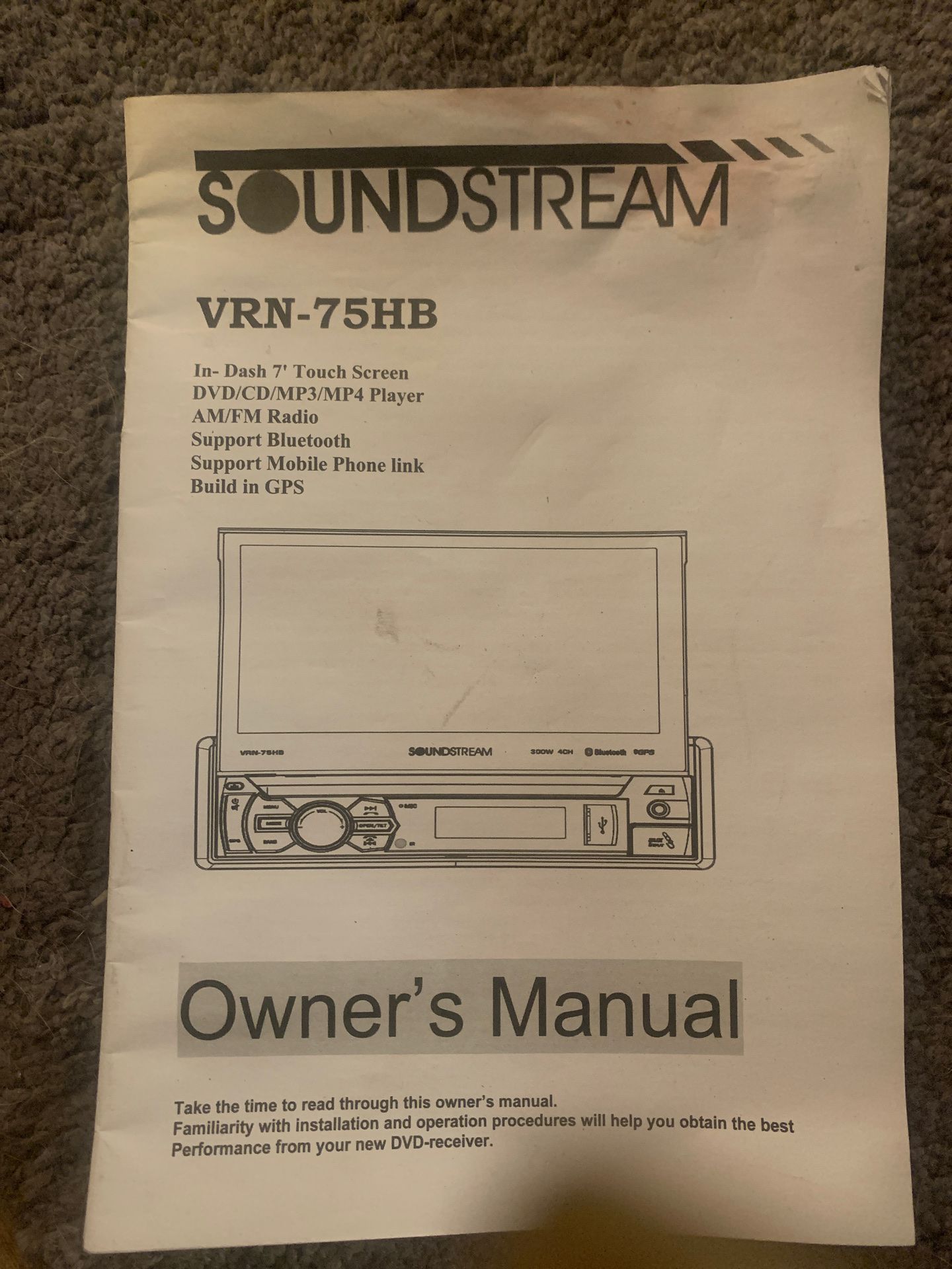 Sound stream VRN-75HB