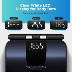 posture smart body fat scale with bluetooth & voice