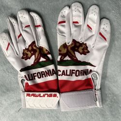 Rawlings California Republic batting Gloves New 