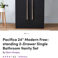 Black Bathroom Vanity