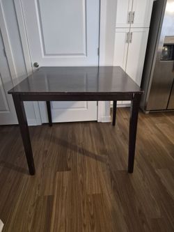 Large Brown Wooden Dining Table – Great Condition – $225 OBO
