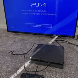 Sony PS4 Slim - Freshly Reset & Clean - Includes Controller + Games