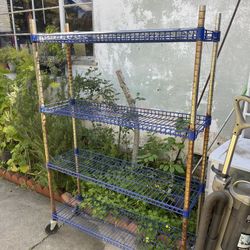 Metal Rack Storage Sturdy Shelves