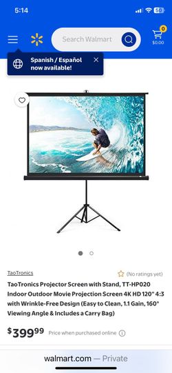 Projection screen