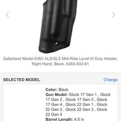 Duty Holster Safari land 