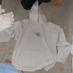 cream hoodie