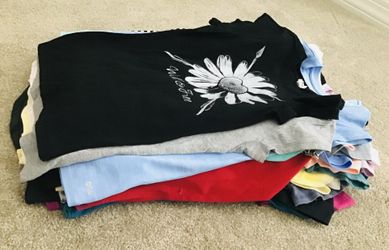 Girls Shirts- 46 Total- Sizes 10-14