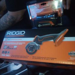 Ridgid 18V 3" Cutoff Saw And 6 Amp Battery NiB