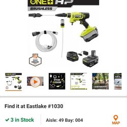 Ryobi 18 V Cordless EZCLEAN Power Lraner