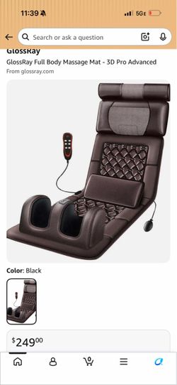 GlossRay Full Body Massage Mat 3D Pro Advanced