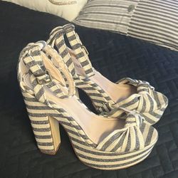 JUSTFAB Lawren 6” Heel Platform Sandal