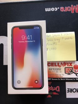 iPhone X 256GB Space Gray T-Mobile Metro PCS