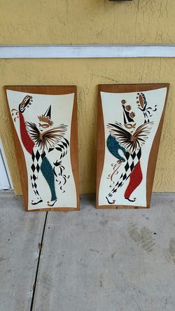 LOP Marti grass paintings on wood