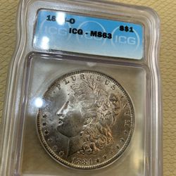 1884 O Morgan Silver Dollar Uncirculated 