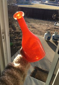 Custom Orange vase