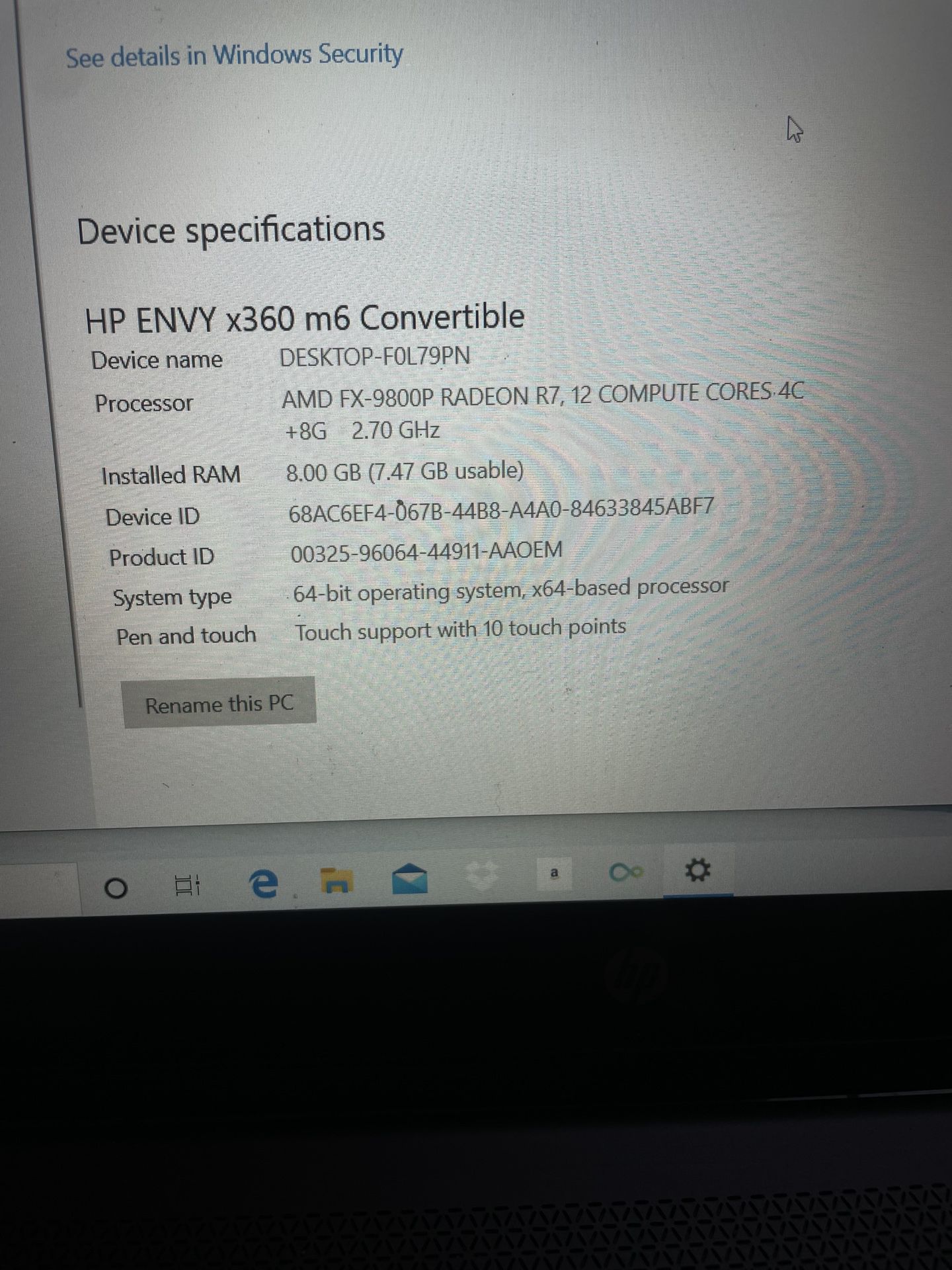 hp envy x360 m convertible laptop/tablet