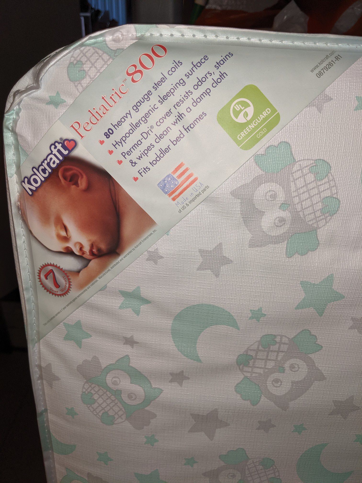 Kolcraft baby crib or toddler bed mattress