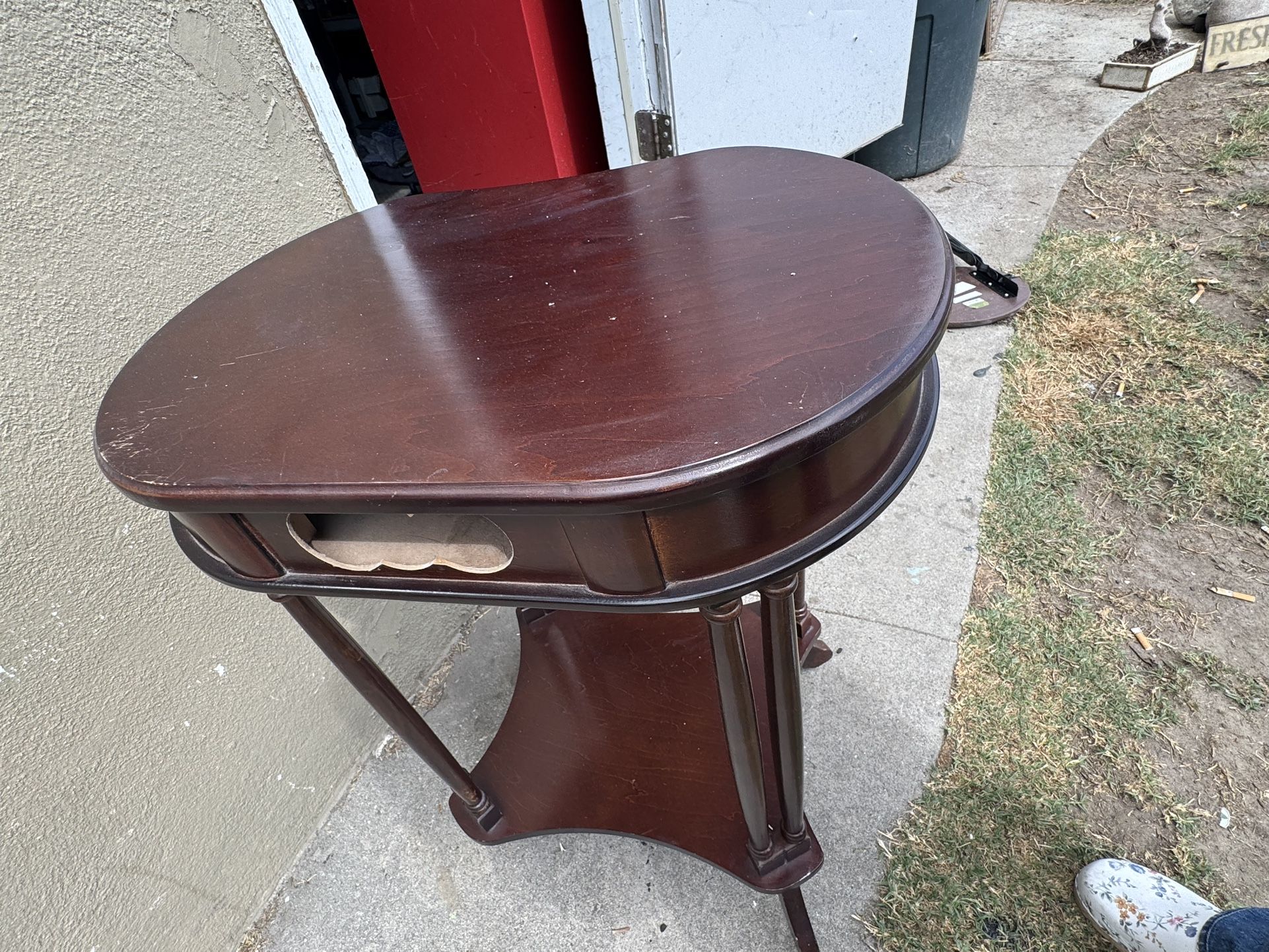 Wooden End Table.