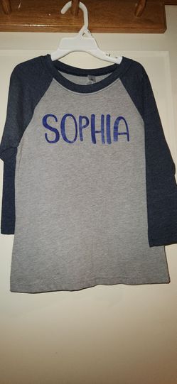 Size Small girls sophia shirt