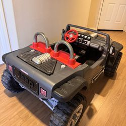 Kids Car With Battery - Fisher-Price Power Wheels -Assembled Jeep Hurricane Extreme 2-Seater 