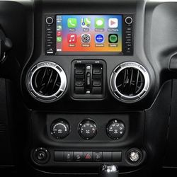 Jeep Wrangler 2007-2018 Chrysler Dodge Ram 1500,Touch Screen 8core Stereo Upgrade,Wireless carplay & Android Auto