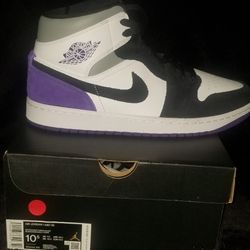 Jordan 1 Mids Se Court Purple 