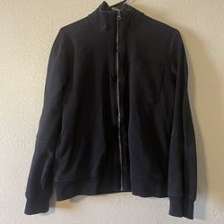 Hugo Boss Stretch-cotton Zip-up Sweatshirt