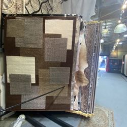 5x7 Area Rugs Carpet Rugs Modern Design Thick Colors Brown Beige