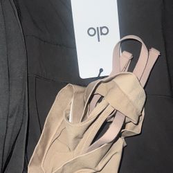 Alo Sheer Glow Bra Taupe  S 