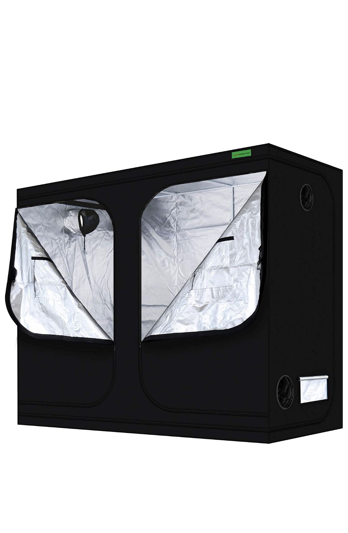 Grow Tent 96”x48”x80”Mylar Hydroponic Grow Tent with Observation Window and Floor Tray for Indoor Plant Growing 8'x4'