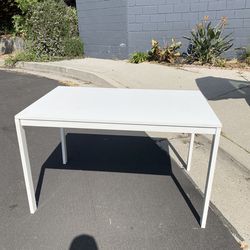 White wood expandable table (3  available)