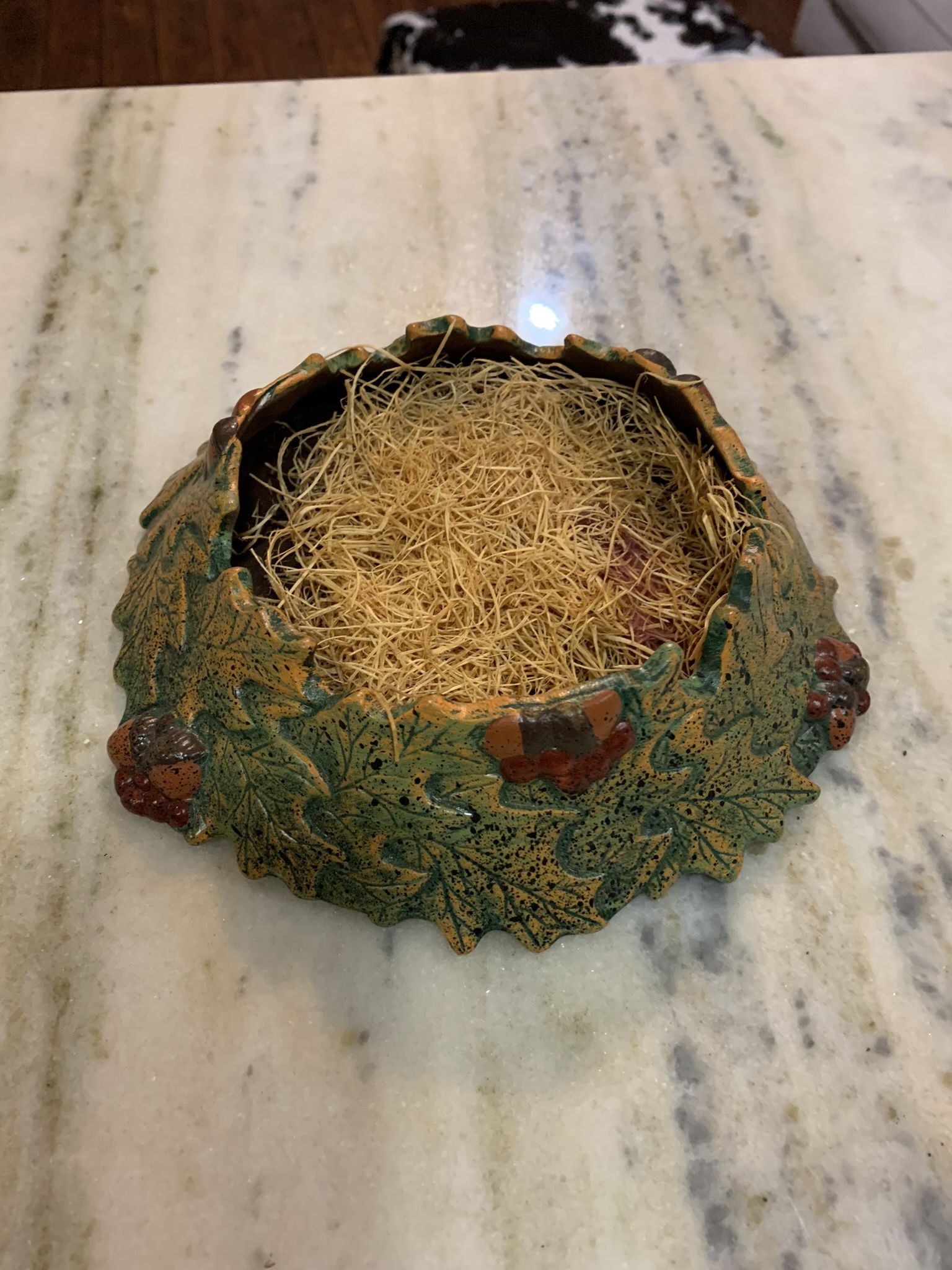 Ceramic candle holder