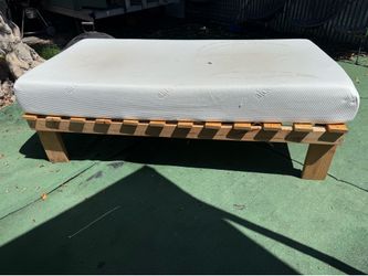Twin bace and mattress