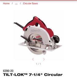 Milwaukee circular saw (corded)