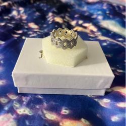 Moissanite Women Cuban Ring VVS 4.6ct Sterling Silver Size 9 GRA Certified SERIOUS INQUIRIES ONLY