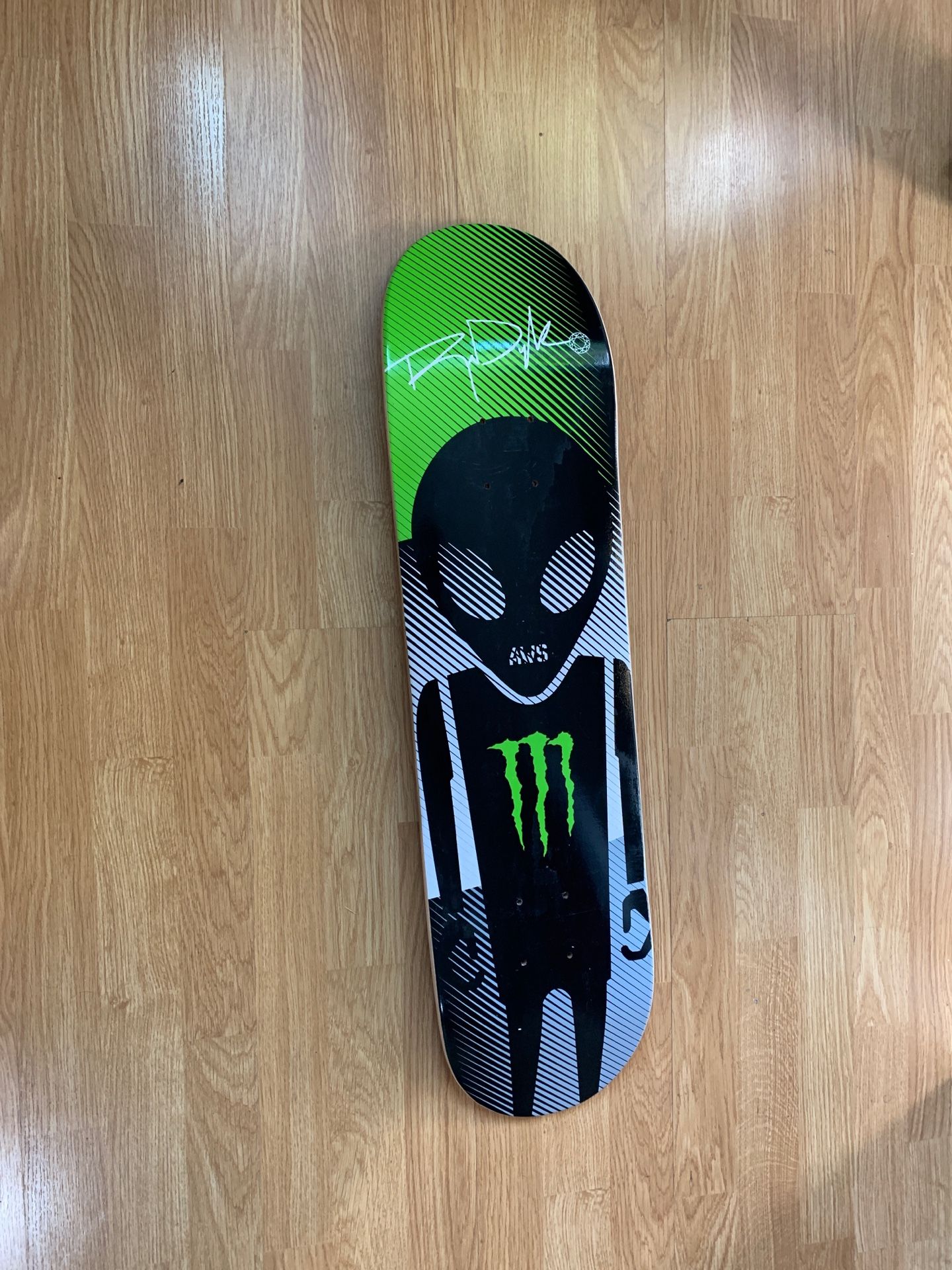 Alien Workshop Skateboard Deck by Rob Dyrdek and Monster Energy - 8" x 31.75" with Rob Drydek Autograph!