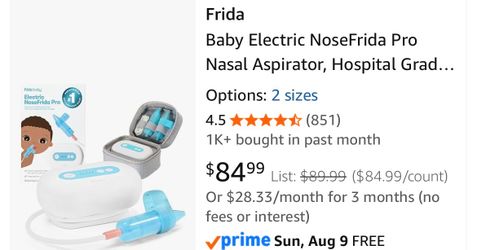 Frida Baby Electric NoseFrida Pro Nasal Aspirator