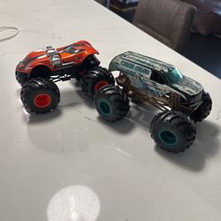 Set Of 2 Monster Trucks