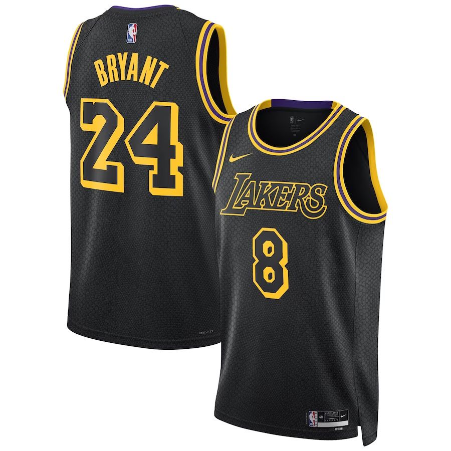 Nike Kobe Bryant Mamba Mentality Los Angeles Lakers City Edition Wingman Jersey 