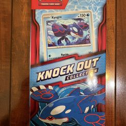 Pokemon Kyogre Knock Out Collection With Promo Inside! Brand New/Sealed!