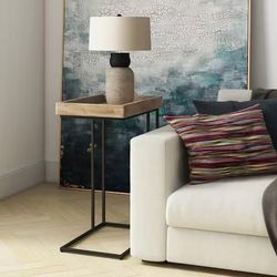 Side Table Solid Mango Wood From Home Depot
