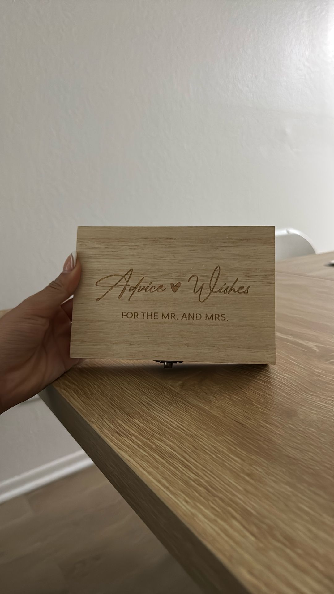 advice and wishes box 