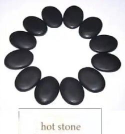 HOT STONES Massage Starter Professional Spa Set - 38 different size pieces smooth stones  NEW
