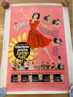 Original 1964 Looking for Love Movie Poster – Connie Francis