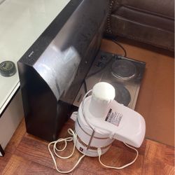 Kitchen Items And Stove 