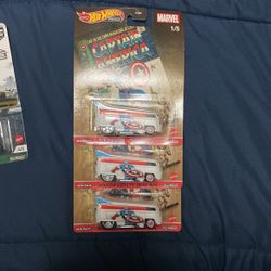 Hot Wheel Captain America Bus 