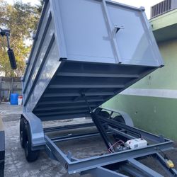 Smooth Material Dump Trailer