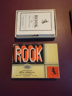Vintage 1943 Parker Brothers Rook Card Game 