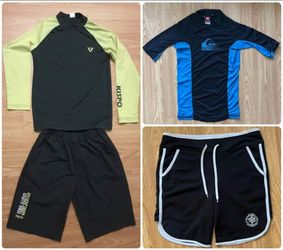 Boys / Teens Swimwear Set & Rash Guards (Size 10-14)